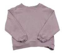Fialovošedá mikina H&M