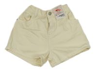 Nové - vanilkové riflové kraťasy F&F