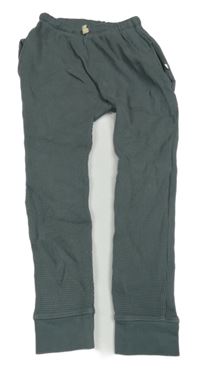 Tmavošedé žebrované turecké tepláky KIDLY