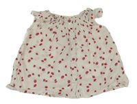 Bílá halenka s beruškami H&M