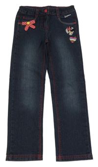 Tmavomodré rifle s Minnie C&A