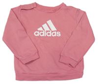 Růžová mikina Adidas