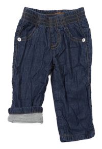 Tmavomodré cuff lehké podšité rifle Benetton