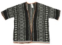 Černý vzorovaný lehký cardigan zn. C&A