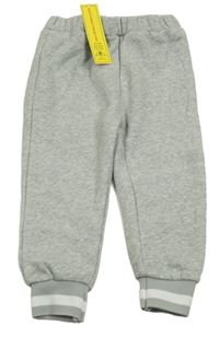 Nové - Šedé melírované tepláky Shein