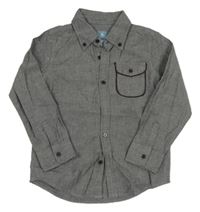 Tmavošedá melírovaná košile GAP