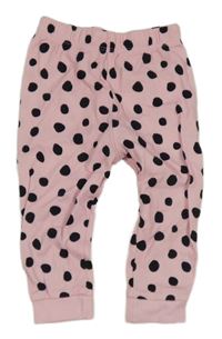 Růžové puntíkaté lehké tepláky LC Waikiki