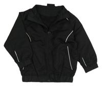 Černá šusťáková sportovní bunda