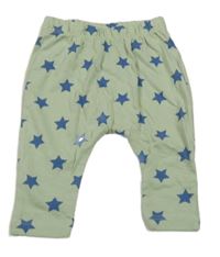 Světlezelené lehké tepláky s hvězdami Ergee