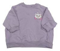 Lila oversize mikina s Marií Next