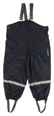 Tmavomodré nepromokavé laclové kalhoty Didriksons