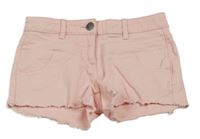 Růžové riflové kraťasy Pepperts