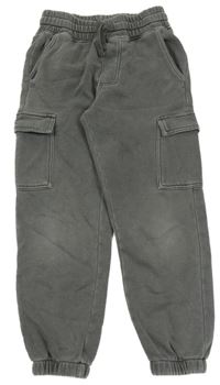 Šedé cargo tepláky H&M