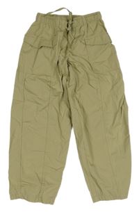 Pískové plátěné kalhoty s kapsami H&M