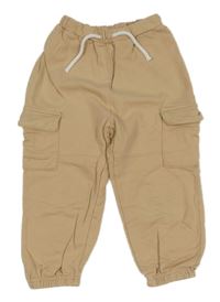 Pískové cargo tepláky H&M
