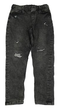 Černé skinny rifle s prošoupáním Zara
