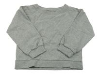 Šedá melírovaná mikina 