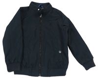 Tmavomodrá šusťáková jarní bunda Next