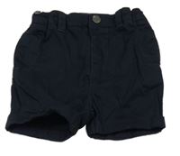 Tmavomodré plátěné kraťasy orchestra