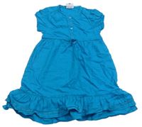 Modrozelené šaty Topolino