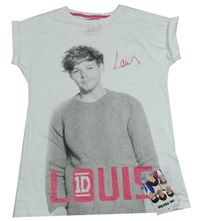 Bílé tričko s One Direction M&S