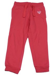 Fuchsiové tepláky se srdíčkem Pocopiano