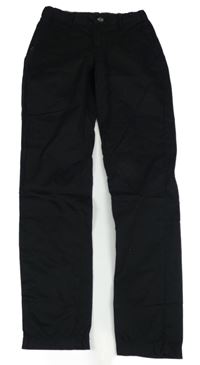 Černé plátěné chino kalhoty 