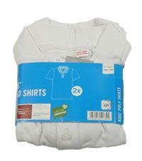 Nové - 2set - 2x Bílé polo tričko 