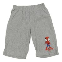 Šedé pyžamové kraťasy - Spiderman 