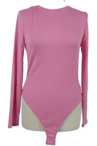 Nové - Dámské růžové žebrované body Primark