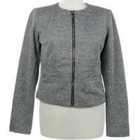 Dámský šedý vzorovaný kabátek Vero Moda 