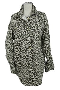 Dámská černo-béžová vzorovaná halenková tunika Next 