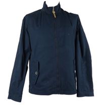 Pánská tmavomodrá plátěná jarní bunda Esprit 