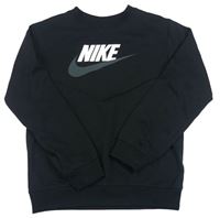 Černá sportovní mikina s logem Nike