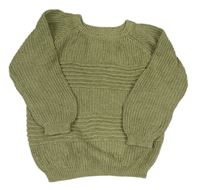 Khaki svetr ZARA