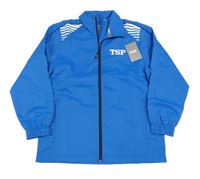 Nové - modrá šusťáková sportovní bunda s logem TSP
