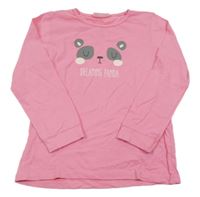 Růžové triko s pandou Kiki&Koko