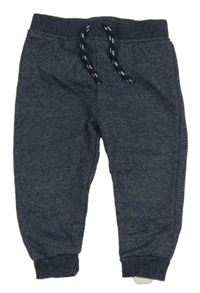 Tmavomodré melírované tepláky Primark