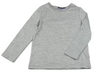 Světlešedé melírované sportovní triko Lupilu