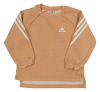 Lososová mikina s logem Adidas