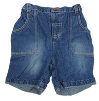 Modré riflové kraťasy 