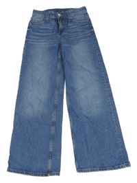 Modré široké rifle H&M