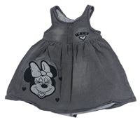 Šedé teplákové šaty s Minnie Disney + George 