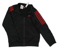 Černá sportovní propínací mikina Adidas