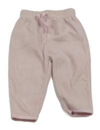 Světlerůžové fleecové tepláky Matalan