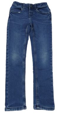 Tmavomodré teplákové rifle C&A