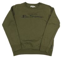 Khaki mikina s logem Ben Sherman