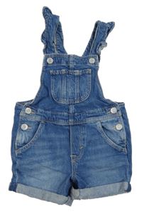 Modré riflové laclové kraťasy Denim Co.