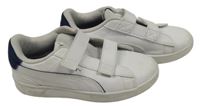 Bílé koženkové botasky Puma vel. 35