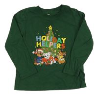 Tmavozelené triko s Paw Patrol Nickelodeon